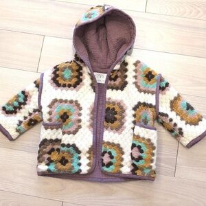 Zara baby crochet jacket